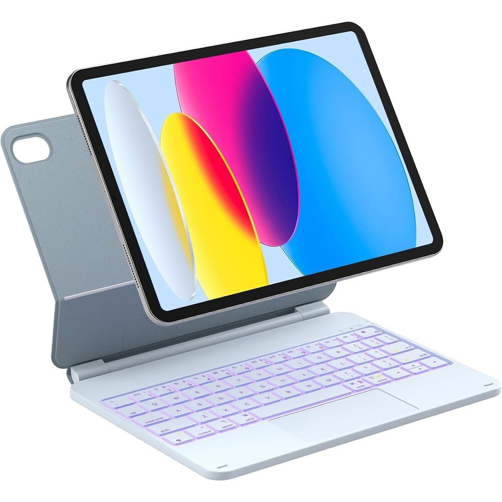 Inateck for iPad (A16) 11th/10th Case with Keyboard, Floating Cantilever